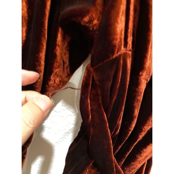 A.L.C Carlo Velvet silk Blend Wrap mini Dress - Picture 13 of 13